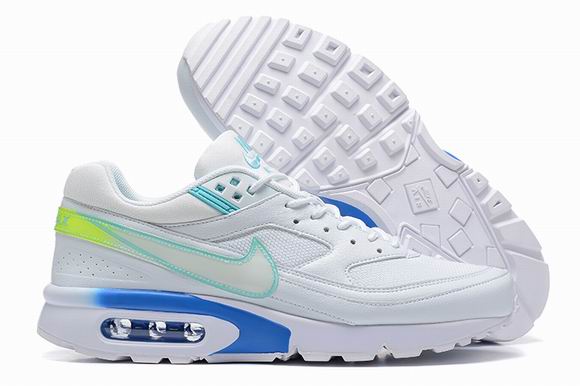 Nike Air Max BW Men's Shoes White Bue Green-22